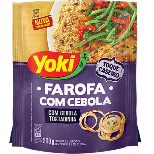 Farofa com pedaços de cebola Yoki 200g - Imagem em destaque