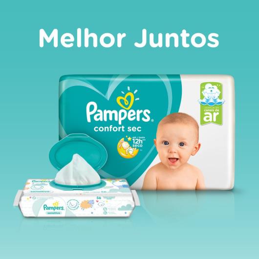 Fralda Pampers Confort Sec RN+ 36 unidades - Imagem em destaque