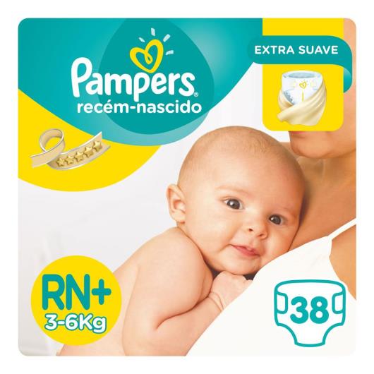 Fraldas Pampers Recém-Nascido RN - 38 Unidades - Imagem em destaque