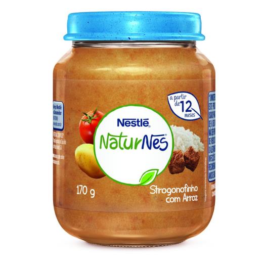 Papinha Nestlé Naturnes Strogonofinho com Arroz 170g - Imagem em destaque