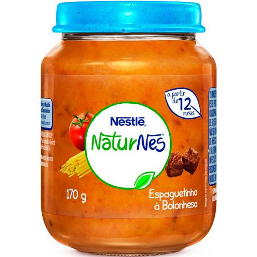 Papinha infantil espaguetinho à bolonhesa Nestlé 170g - Imagem em destaque