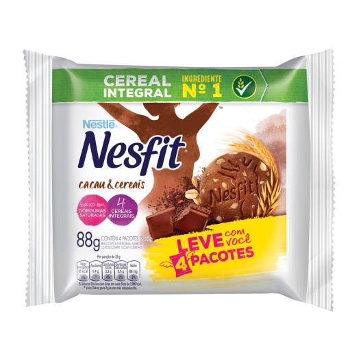 Biscoito cacau e cereais Nesfit Nestlé 88g - Imagem em destaque