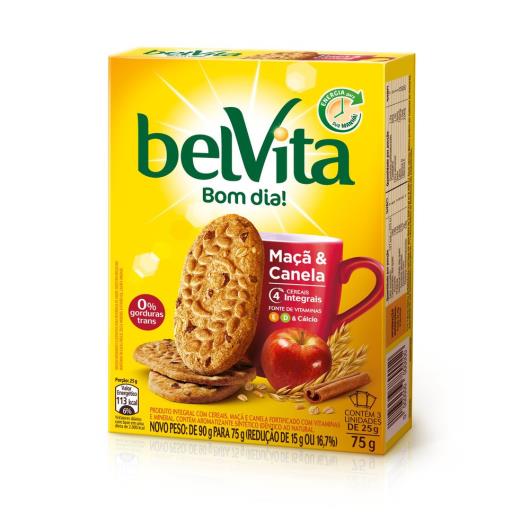 Biscoito BelVita maça e canela multipack 75g - Imagem em destaque