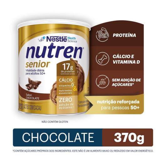 Complemento Alimentar Nutren Senior Chocolate 370g - Imagem em destaque