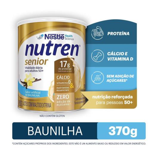 Complemento Alimentar Nutren Senior Baunilha 370g - Imagem em destaque