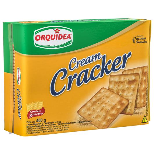 Biscoito Orquídea Cream Cracker 400g - Imagem em destaque