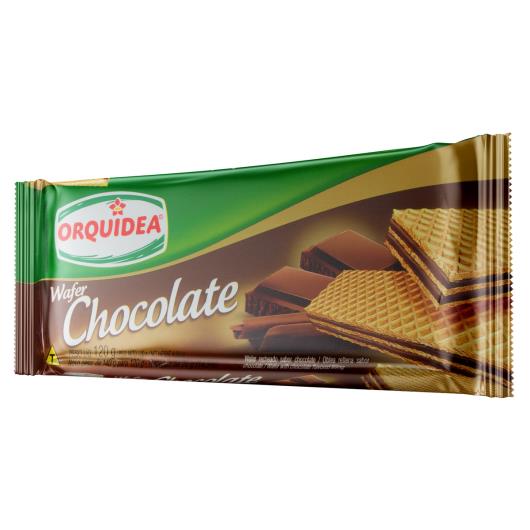 Biscoito Wafer Recheio Chocolate Orquídea Pacote 120g - Imagem em destaque