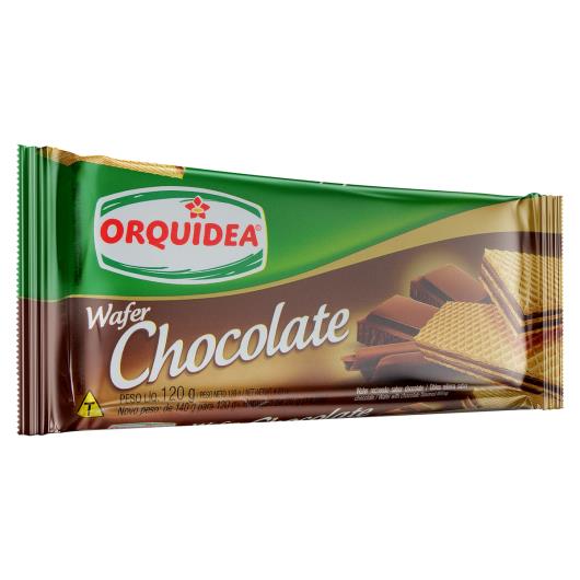 Biscoito Wafer Recheio Chocolate Orquídea Pacote 120g - Imagem em destaque