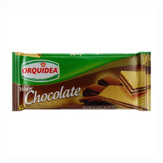 Biscoito Wafer Recheio Chocolate Orquídea Pacote 120g - Imagem em destaque