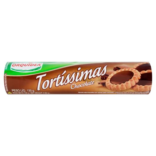 Biscoito Baunilha Recheio Chocolate Orquídea Tortíssimas Pacote 130g - Imagem em destaque