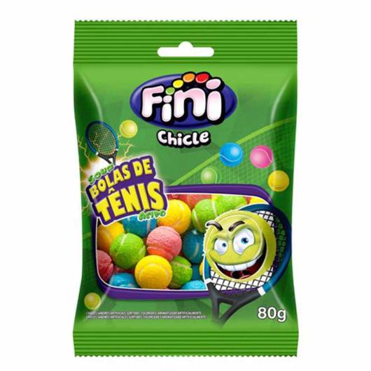 Bala Fini Chicle Tennis Balls 80g - Imagem em destaque