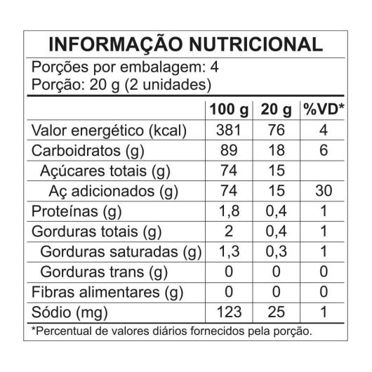 Regaliz Fini Tubes Azedinho Tutti Frutti 80g - Imagem em destaque