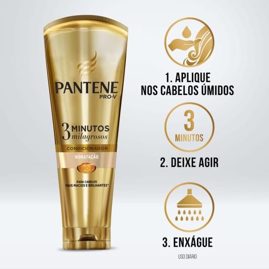 Condicionador Pantene Pro-V 3 Minutos Milagrosos Hidratação 170ml - Imagem em destaque