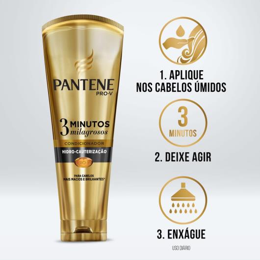 Condicionador Pantene Pro-V 3 Minutos Milagrosos hidro-cauterização 170ml - Imagem em destaque