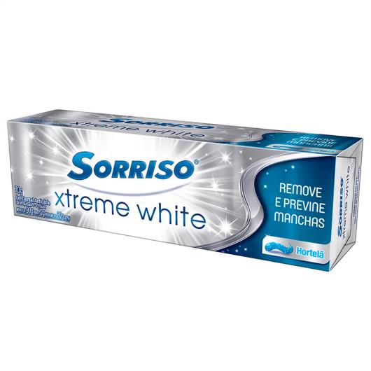 Creme dental adulto hortelã Xtreme white Sorriso 70g - Imagem em destaque
