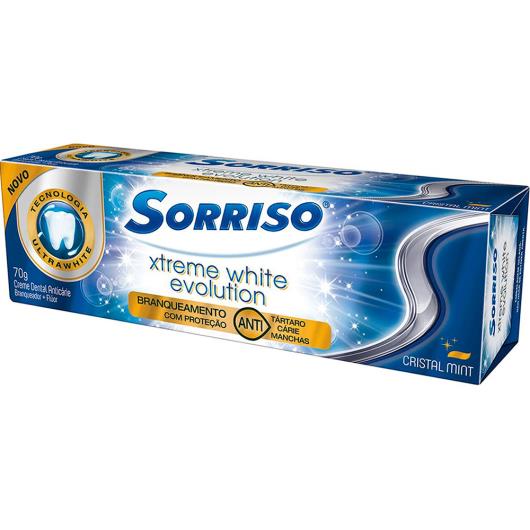 Creme Dental Branqueador SORRISO Xtreme White Evolution Gel 70g - Imagem em destaque