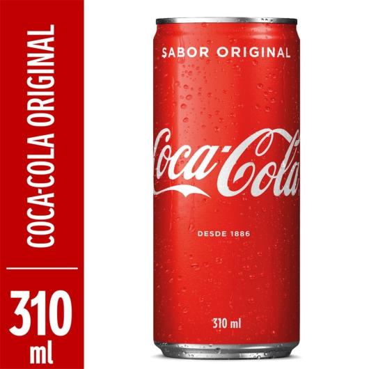 Refrigerante Coca-Cola ORIGINAL LATA 310ML - Imagem em destaque