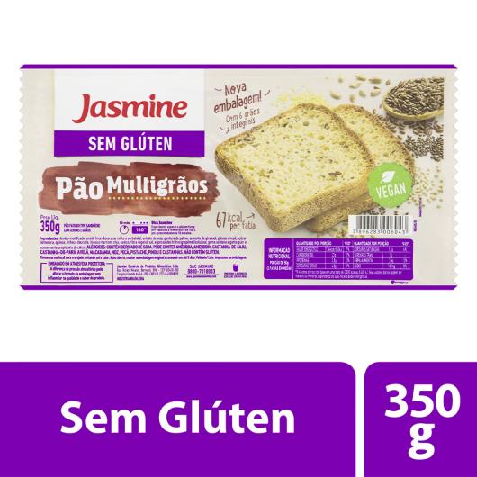 Pão de Sanduíche Multigrãos sem Glúten Jasmine Pacote 350g - Imagem em destaque