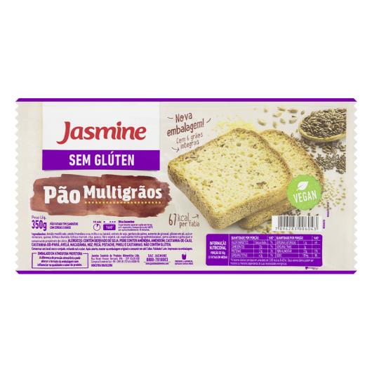 Pão de Sanduíche Multigrãos sem Glúten Jasmine Pacote 350g - Imagem em destaque