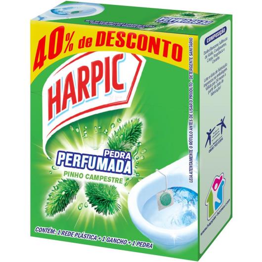 Pedra Sanitária Harpic Promo 40% de Desconto Aroma Plus Pinho - Imagem em destaque
