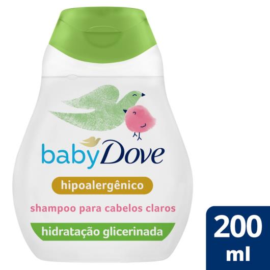 Shampoo Baby Dove para Cabelos Claros 200ml - Imagem em destaque