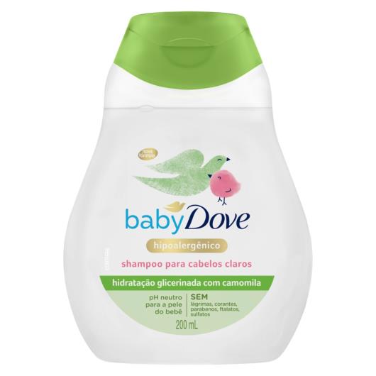 Shampoo Baby Dove para Cabelos Claros 200ml - Imagem em destaque