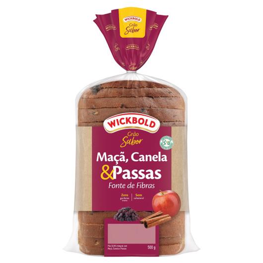 Pão Wickbold Fonte de Fibras Maçã, Canela & Passas Grão Sabor 500g - Imagem em destaque