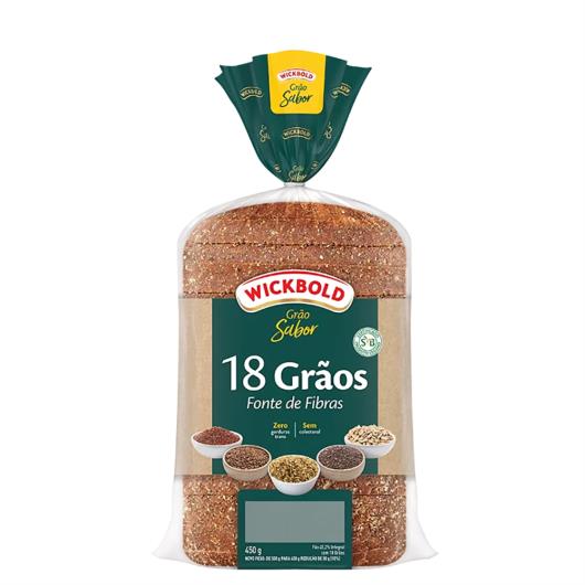 Pão Wickbold Fonte de Fibras 18 grãos Grão Sabor 450g - Imagem em destaque