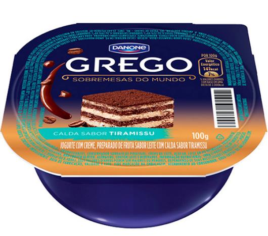 Iogurte tiramisu Grego Danone 100g - Imagem em destaque