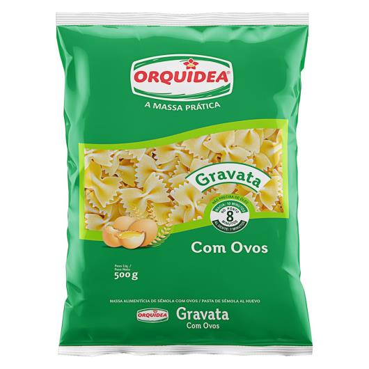 Macarrão de Sêmola com Ovos Gravata Orquídea Pacote 500g - Imagem em destaque