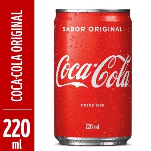 Refrigerante Coca-Cola Original LATA 220ML - Imagem em destaque