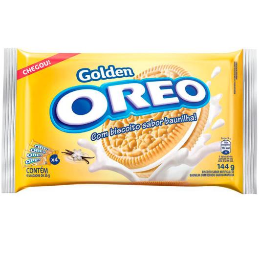 Biscoito OREO Golden Baunilha (4 Unidades) 144g - Imagem em destaque