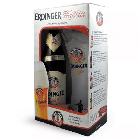 Cerveja + copo Weibbier Erdinger kit 500ml - Imagem em destaque