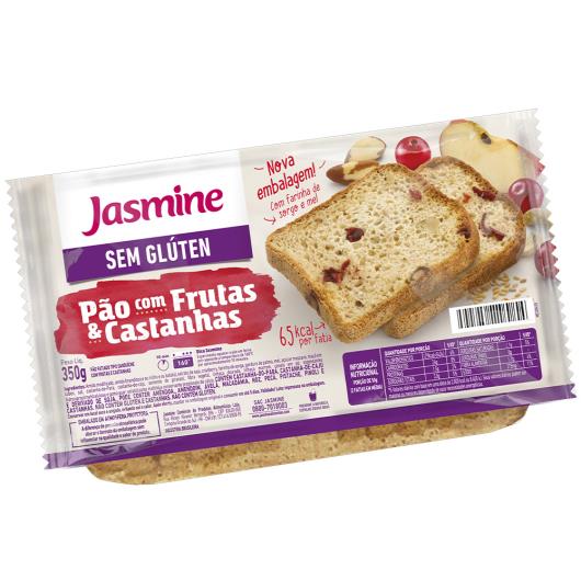 Pão Jasmine frutas e castanhas Sem glúten 350g - Imagem em destaque