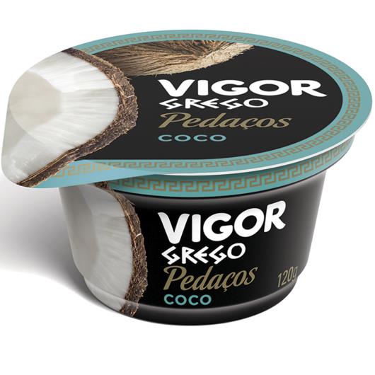 Iogurte Vigor Grego com Pedaços de Coco 120g - Imagem em destaque