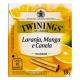 Chá Laranja, Manga e Canela Twinings Infusions Caixa 18g 10 Unidades - Imagem 1000000219.jpg em miniatúra