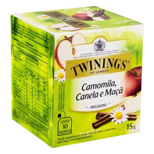 Chá Camomila, Canela e Maçã Twinings Infusions Caixa 15g 10 Unidades - Imagem em destaque