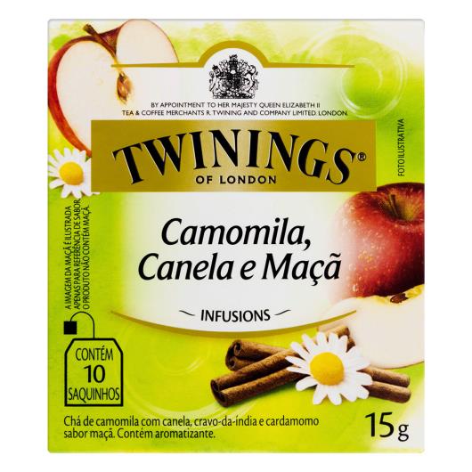 Chá Camomila, Canela e Maçã Twinings Infusions Caixa 15g 10 Unidades - Imagem em destaque