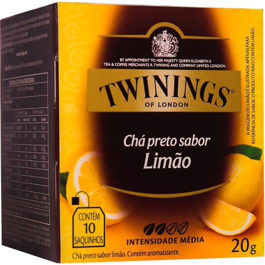 Chá preto limão Twinings 20g - Imagem em destaque