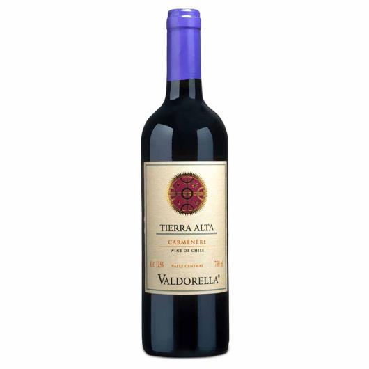 Vinho Tierra Alta Carménère Valdorella 750ml - Imagem em destaque