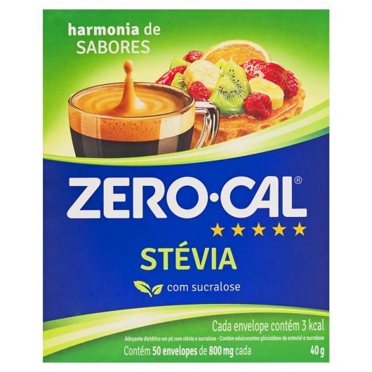 Adoçante pó stevia Zero cal envelope 40g - Imagem em destaque
