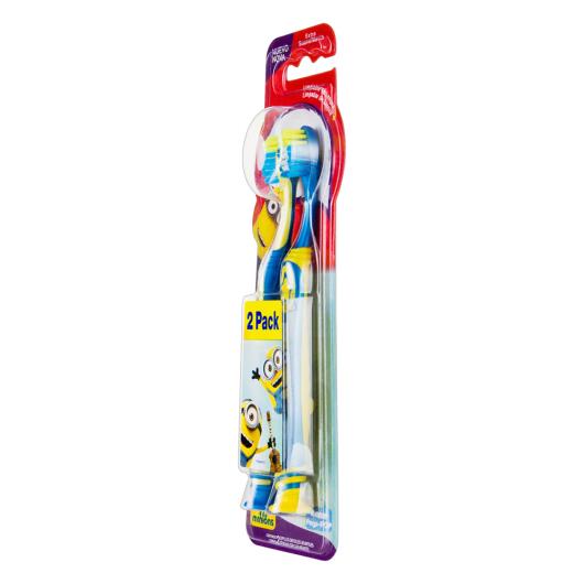 Escova Dental Infantil Extramacia Minions Colgate 2 Unidades - Imagem em destaque