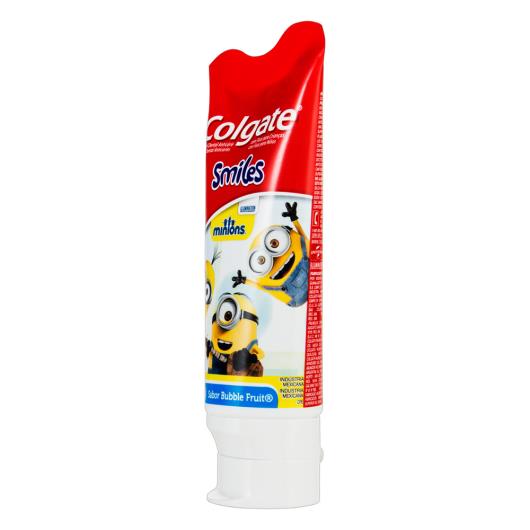 Gel Dental Infantil com Flúor Bubble Fruit Minions Colgate Smiles Bisnaga 100g - Imagem em destaque