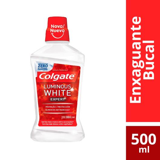 Enxaguante Bucal Colgate Luminous White Expert 500ml - Imagem em destaque