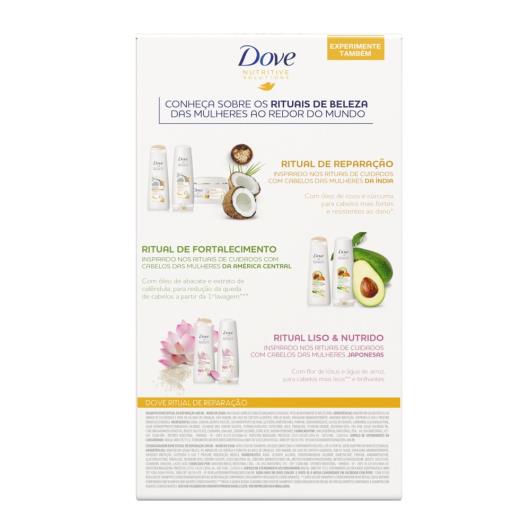 Kit Shampoo 400ml + Condicionador 200ml Dove Nutritive Secrets Ritual de Reparação - Imagem em destaque
