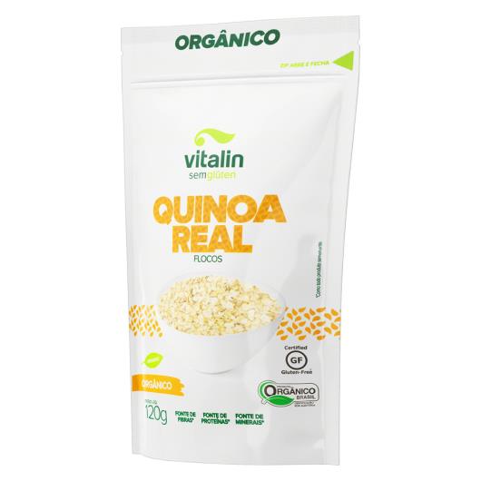 Quinoa Real em Flocos Orgânica Vitalin Pouch 120g - Imagem em destaque