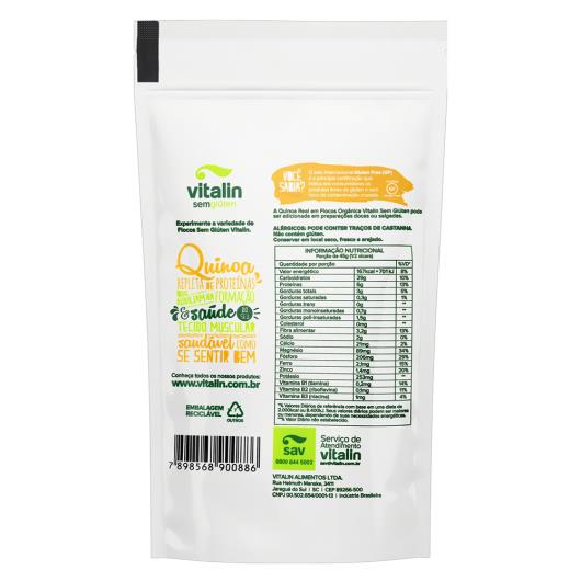 Quinoa Real em Flocos Orgânica Vitalin Pouch 120g - Imagem em destaque