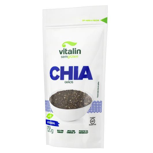 Chia em Grãos Integral Vitalin Pouch 120g - Imagem em destaque