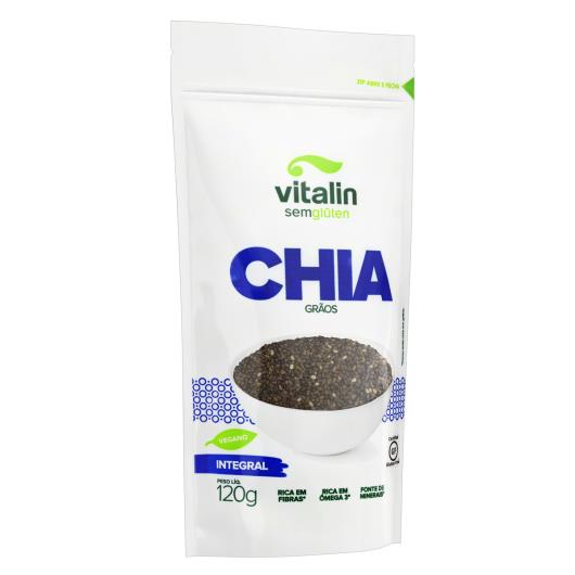 Chia em Grãos Integral Vitalin Pouch 120g - Imagem em destaque