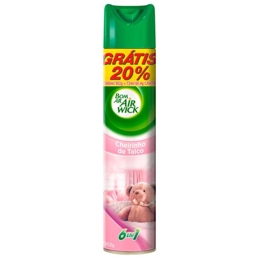 Odorizador Bom Ar Air Wick Cheirinho de Talco 20% de Desconto 360ml - Imagem em destaque